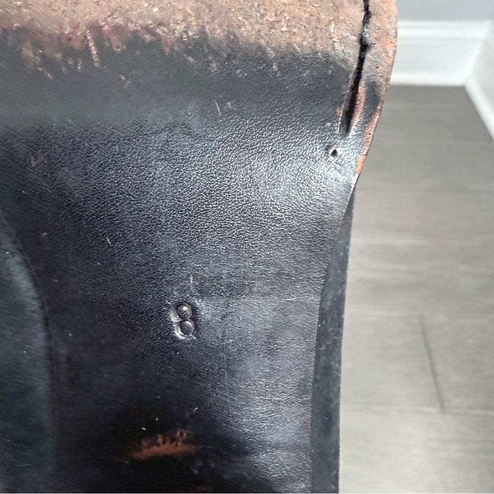 Rachel Comey Prose Black Suede Ankle Booties Stacked Heel 8 Minimalist Western - Picture 13 of 16